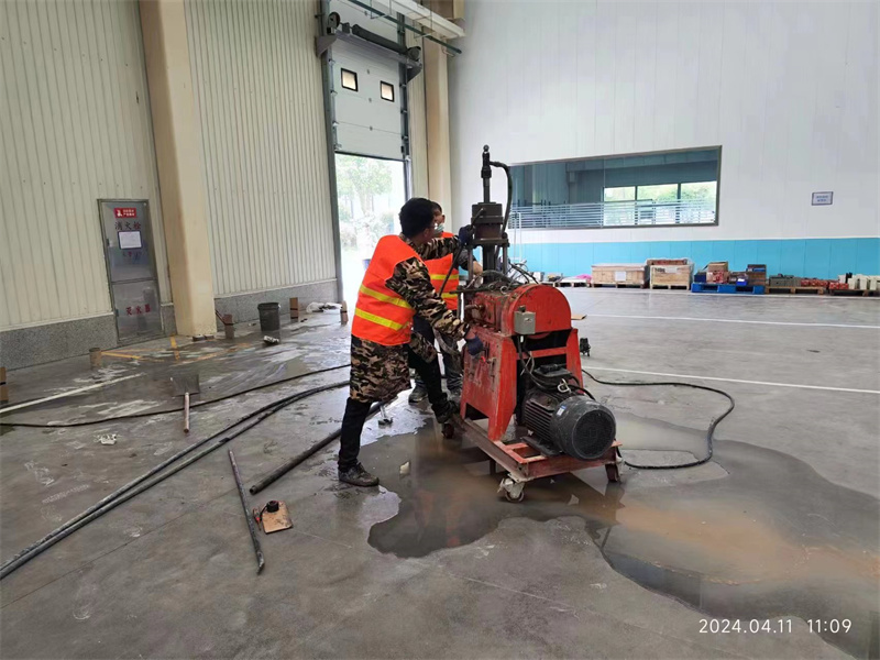 肇源厂房地面下沉塌陷注浆加固施工